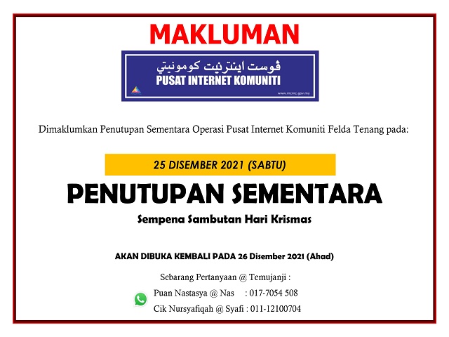 NOTIS PENUTUPAN BARU